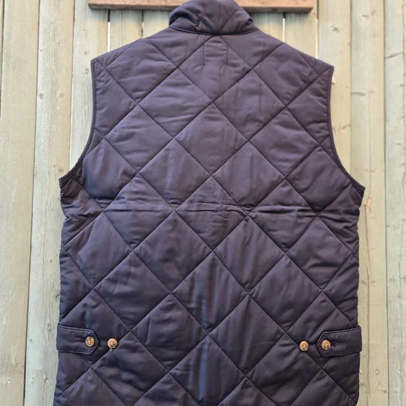 J.Crew Authentic Outerwear Quilted Vest – Men’s Small, Navy, - Picture 2 of 12